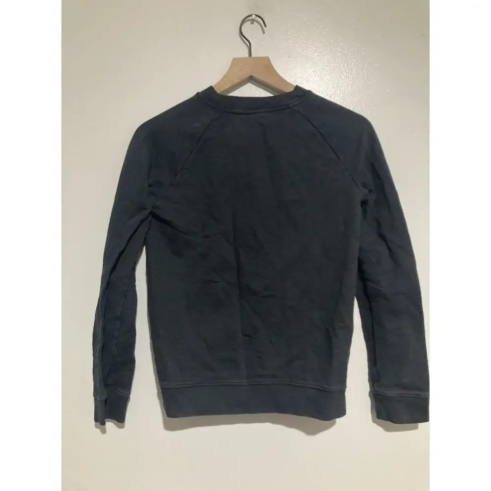 Adidas Originals Black Long Sleeve Crewneck Sweatshirt Size XS Logo Adult